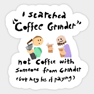 Coffee grinder Sticker